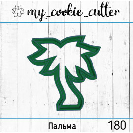 форма для пряников пальма