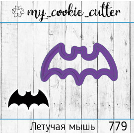 форма для пряников летучая мышь